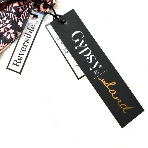 NWT Gypsy 05 Sand Reversible Boho Cheeky Swim Bikini Bottom - Picture 6 of 9